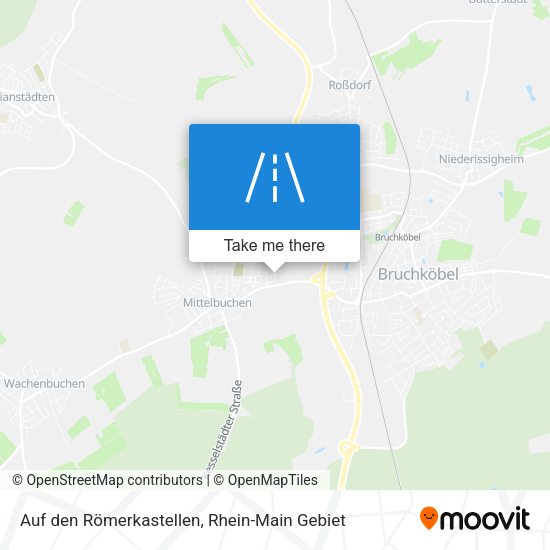 Auf den Römerkastellen map