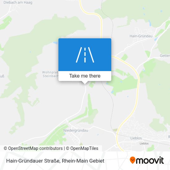 Hain-Gründauer Straße map