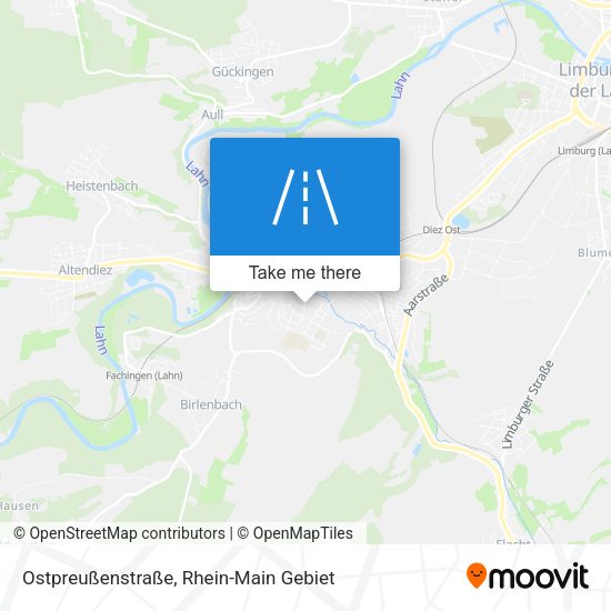 Ostpreußenstraße map