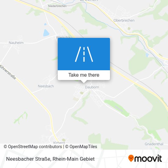 Neesbacher Straße map