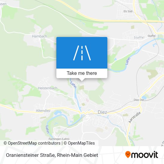 Oraniensteiner Straße map