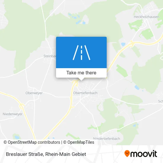 Карта Breslauer Straße