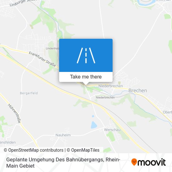 Geplante Umgehung Des Bahnübergangs map