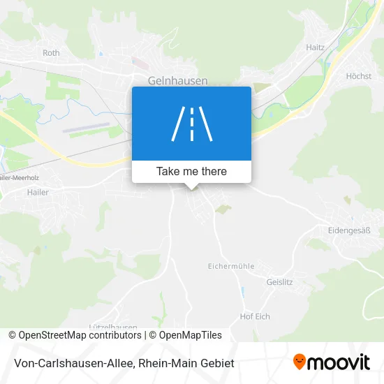 Карта Von-Carlshausen-Allee