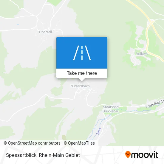 Карта Spessartblick