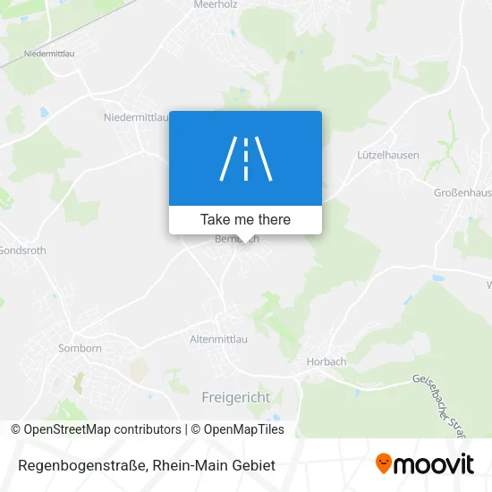 Карта Regenbogenstraße