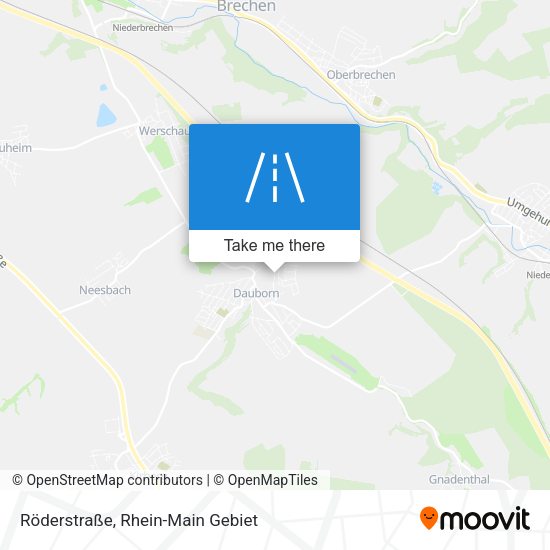 Röderstraße map