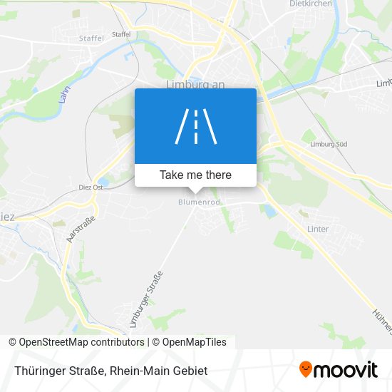 Thüringer Straße map