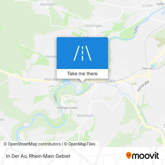 Карта In Der Au