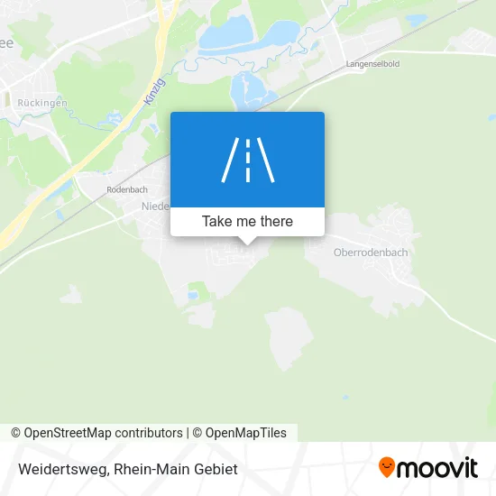 Карта Weidertsweg