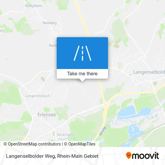 Карта Langenselbolder Weg