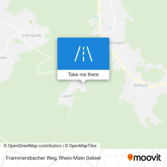 Карта Frammersbacher Weg