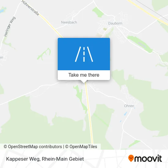 Карта Kappeser Weg