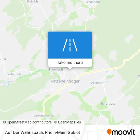 Карта Auf Der Wahnsbach