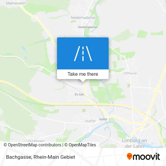 Карта Bachgasse