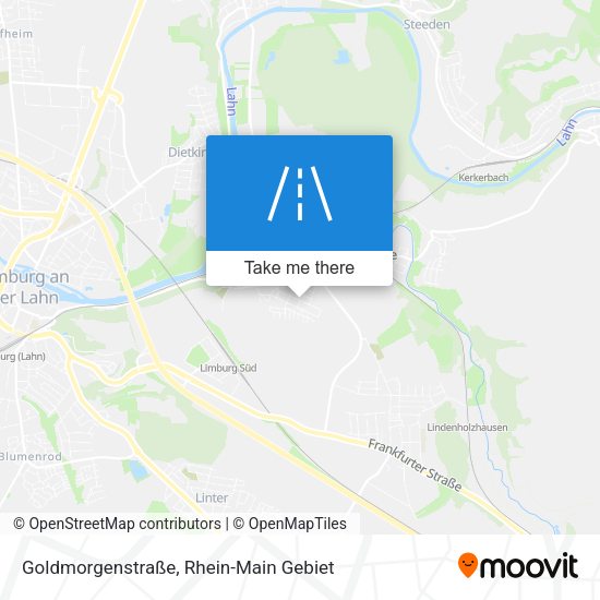 Карта Goldmorgenstraße
