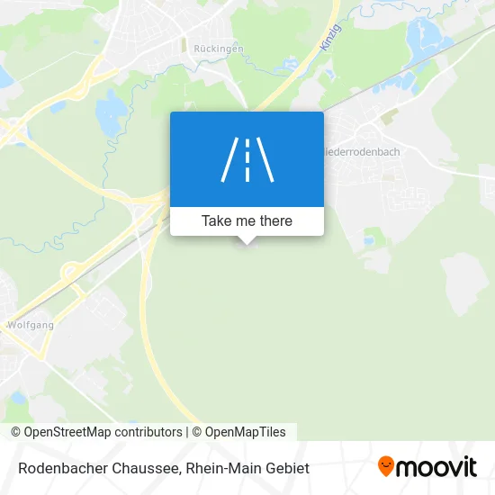Rodenbacher Chaussee map