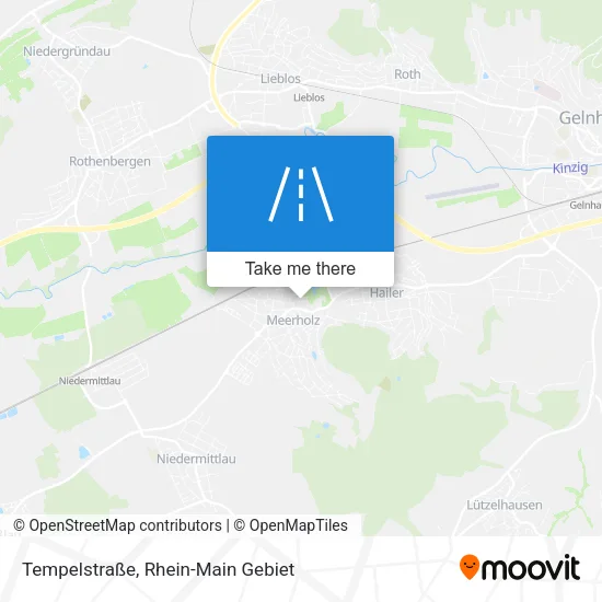 Карта Tempelstraße
