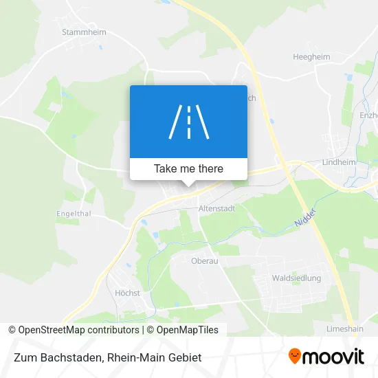 Карта Zum Bachstaden