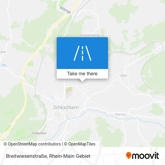 Карта Breitwiesenstraße