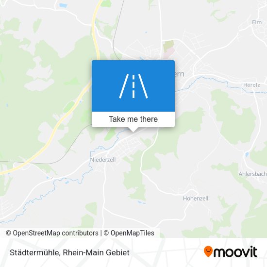 Städtermühle map