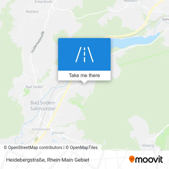 Карта Heidebergstraße