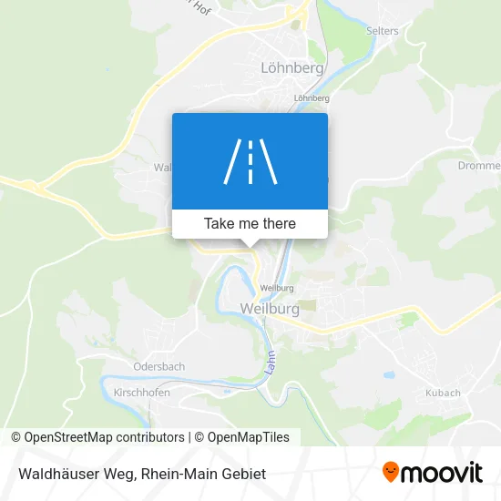 Карта Waldhäuser Weg