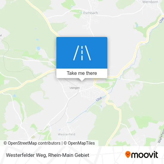 Карта Westerfelder Weg