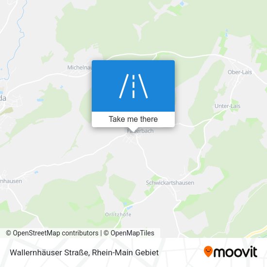 Wallernhäuser Straße map