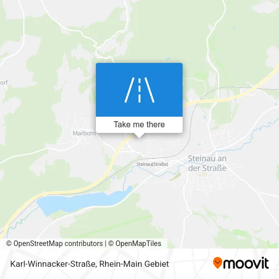 Карта Karl-Winnacker-Straße
