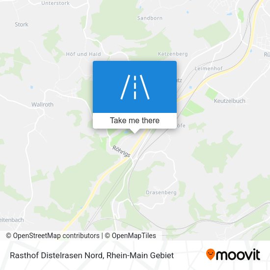 Rasthof Distelrasen Nord map