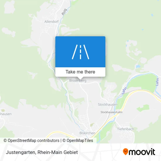 Карта Justengarten