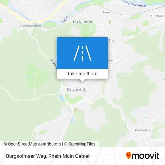 Карта Burgsolmser Weg