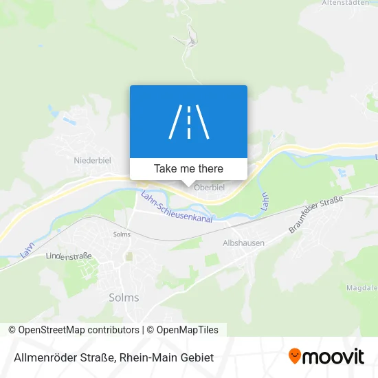 Карта Allmenröder Straße