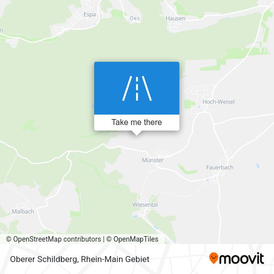 Oberer Schildberg map