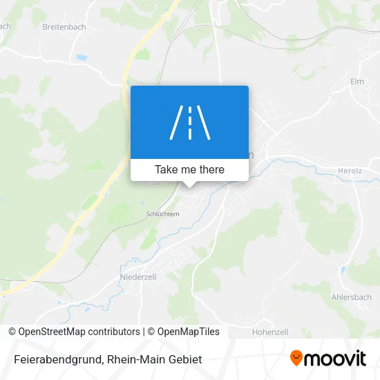 Карта Feierabendgrund