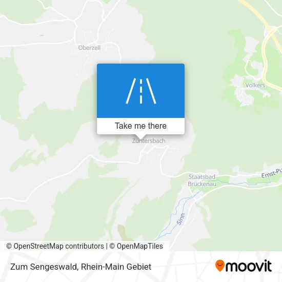 Карта Zum Sengeswald