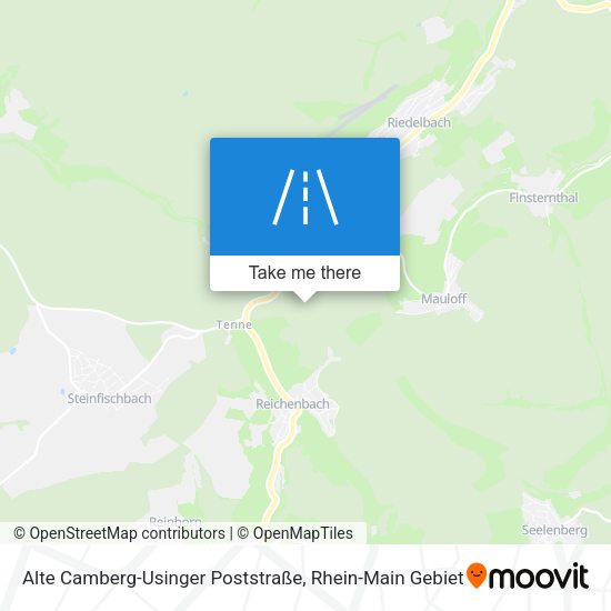 Alte Camberg-Usinger Poststraße map