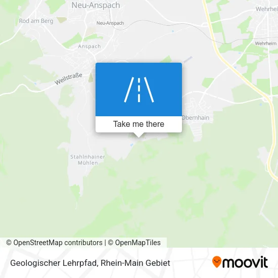 Карта Geologischer Lehrpfad