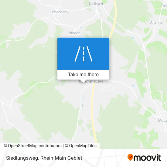 Карта Siedlungsweg