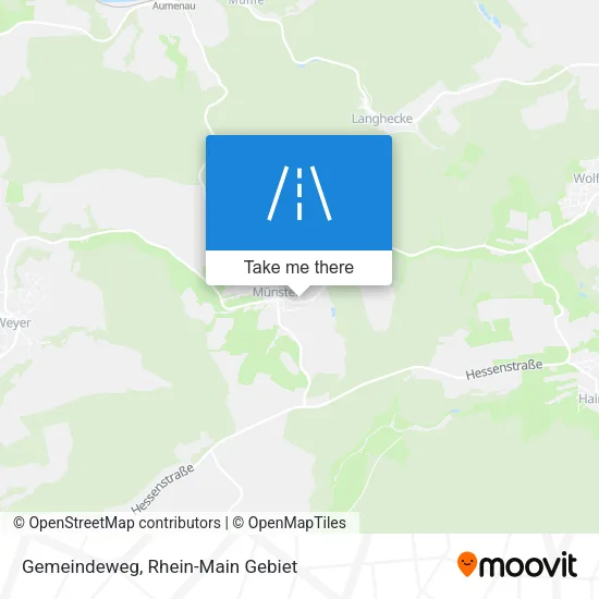 Карта Gemeindeweg