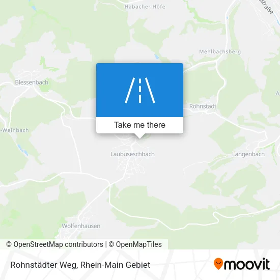 Карта Rohnstädter Weg