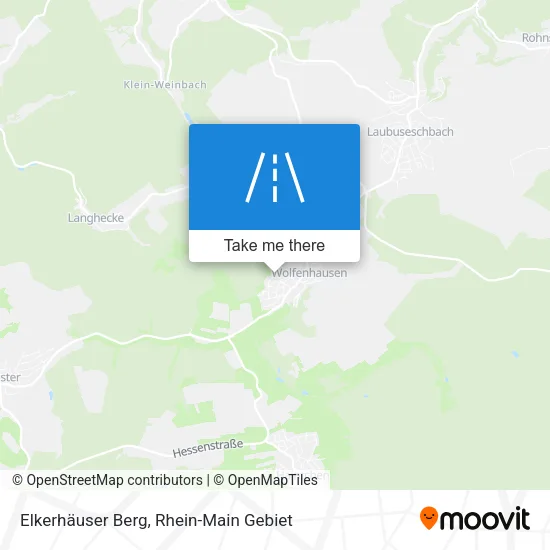 Карта Elkerhäuser Berg
