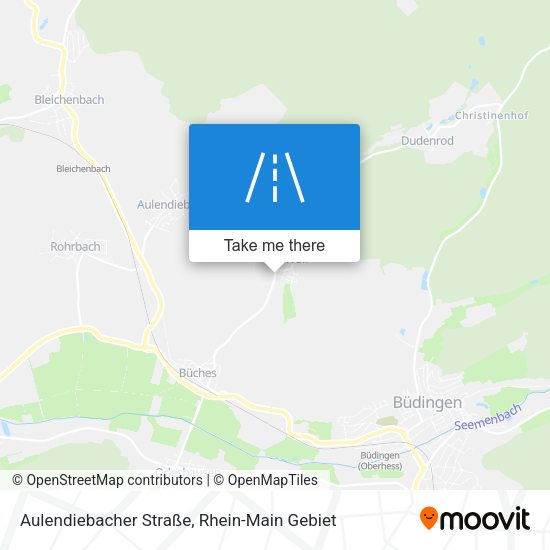 Aulendiebacher Straße map