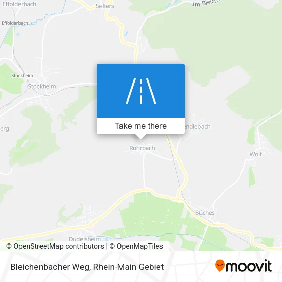 Карта Bleichenbacher Weg