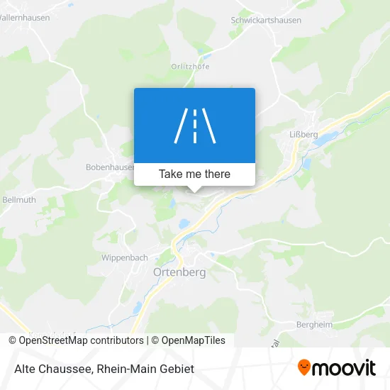 Карта Alte Chaussee