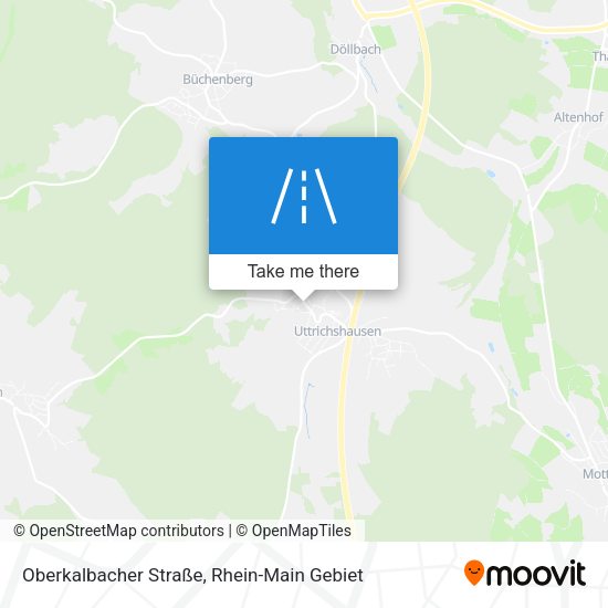 Oberkalbacher Straße map