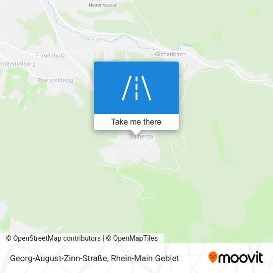 Карта Georg-August-Zinn-Straße