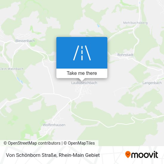 Von Schönborn Straße map