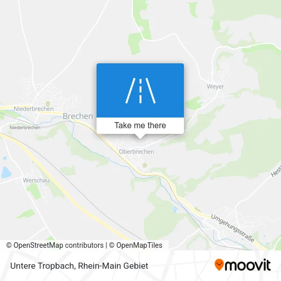 Карта Untere Tropbach